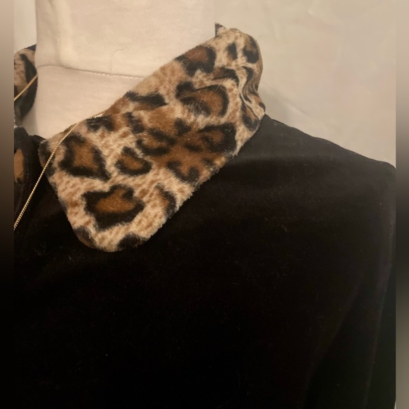 Vintage button up with leopard print details sz small - Picture 5 of 10